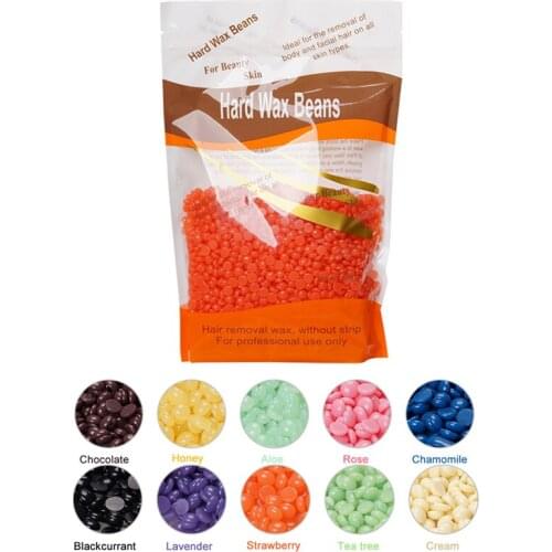 100G Depilatory Wax Beans Hard Solid Beans Pearl Shape Granules Hot Film Waxing Beads for Hair Removal Body Facial