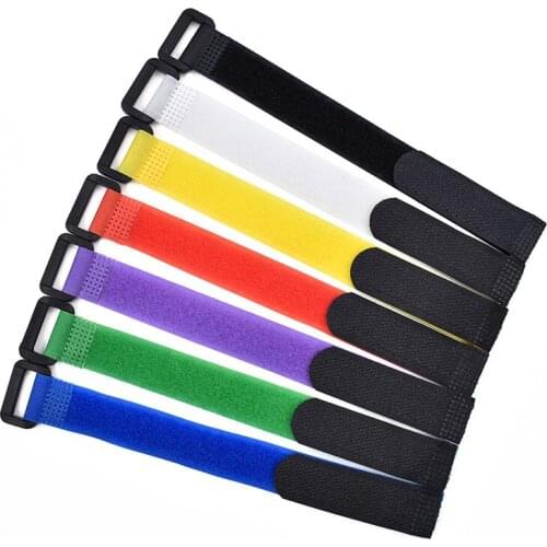 20 PCS Buckle Velcro Strap USB Cable Winder Cable Organizer Ties Mouse Wire Phone Hoop Tape Protector