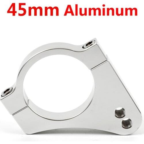 45mm Motorcycle Steering Damper Fork Bracket Reduce Lever Vibration Aluminium Universal