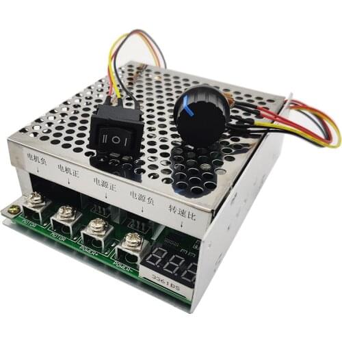 60A DC motor speed controller forward and reverse two-way switch digital display positioning 12v24V36V48V