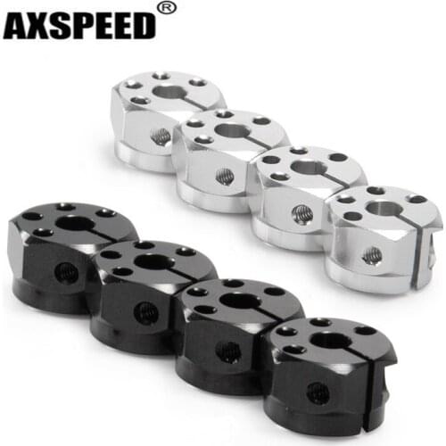 AXSPEED 8mm Aluminum Hex Wheel Hub 8mm Thickness Mount and Pins for RC Car Accessories