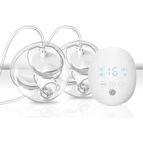 Electric Breast Pump Double Silent Wearable Automatic Milker USB Rechargable Hands-Free Milk Extractor Baby Breastfeeding Parts