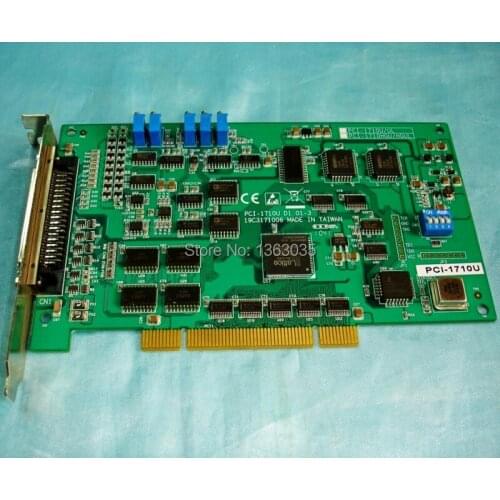 Used original PCI-1710U Data acquisition card DAQ card tested working