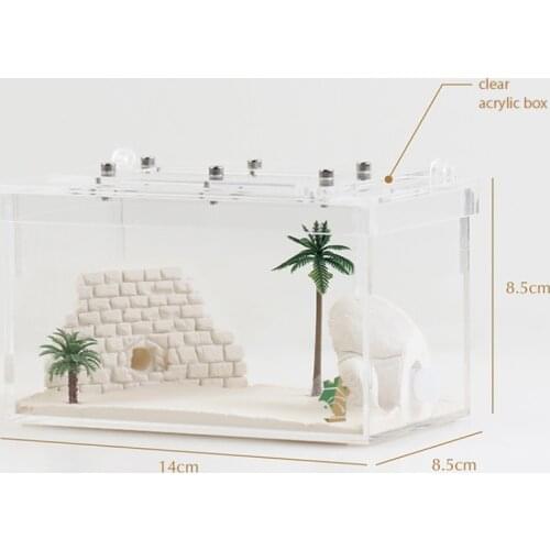 Reptile Cage Ants Housing Nest for Aquarium Accessories