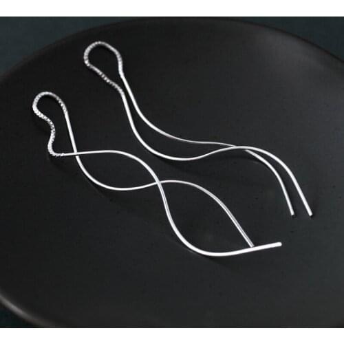 Korean Version of Retro Vintage Lines Earrings For Women Punk Geometric Earrings 2021 New Trendy Jewelry