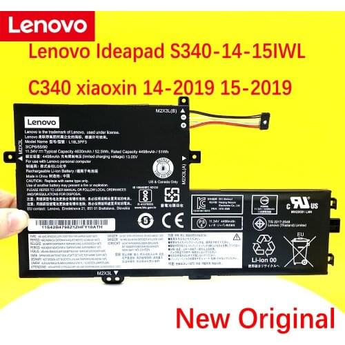 NEW Original Laptop Battery For Lenovo Ideapad S340 C340-15 C340-15 S340-14 S340-15 L18L3PF2 L18C3PF6 L18C3PF7 L18M3PF7 L18M3PF