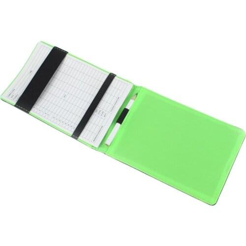 New-PU Leather Golf Score Card Holder 16.5X11cm Golf Score Pocketbook Scoring As Golf Gifts Golf Accessories,Golf Cards