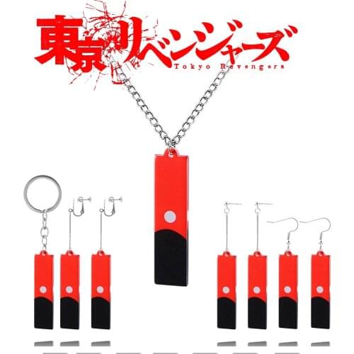 Anime Tokyo Revengers Necklace Izana Kurokawa Peripheral Pendant Necklace Cartoon Character Adult Unisex Jewelry Accessories