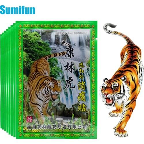 64pcs Chinese Tiger Balm Medical Plaster Pain Relief Patch Arthritis Joint Lumbar Back Orthopedic Plaster Body Relax Massage