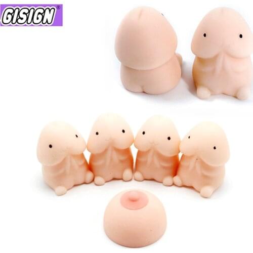 Squishy Penis Dick Shape Toy Slow Rising Stress Relief Toys Slow Rebound PU Decompression Relax Pressure Toys Interesting Gifts
