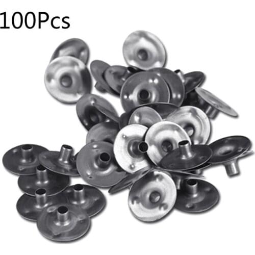 Tvvudwxx 100Pcs Candle Wick Sustainer Tabs Wick Candle Sustainers / Tabs for Home Craft Art Decor Making Gift