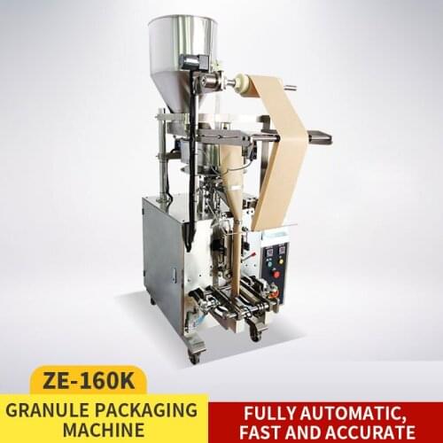 ZE-160K Bulk Rainbow Sugar Automatic Packing Machine Candy Granule Back-sealing Bag Granule Machine Automatic Packing Machine