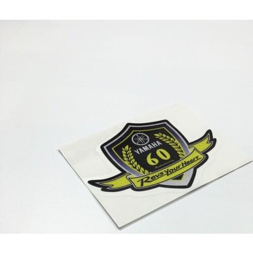 Car Styling Vinyl Decals Bicycle Motocross Laptop Case Sticker for Tmax YZF R1 R3 R6 YZFR1 World GP 50th Anniversary BWS GTR