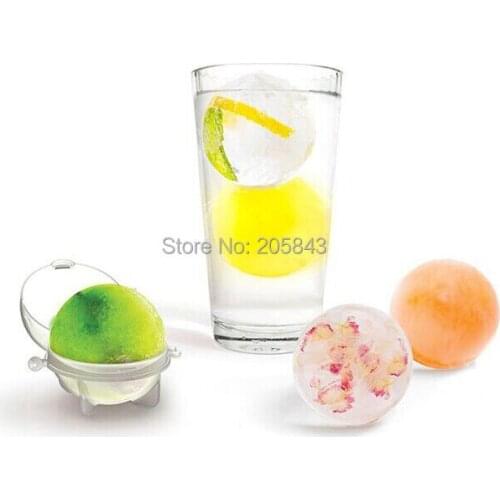 12 pcs/ lot Ice Ball Sphere model Fruit Ice Cube Tray Bricks Tray Maker Whiskey Cooktail