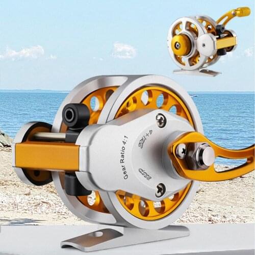 4.0 Times High Speed Fishing Reels Right Former Fishing Reel For Ice Fishing Fly Fishing Tackles Ice Fishing Wheel Left/Right