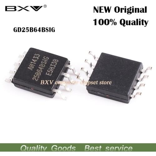 Free shipping 5pcs GD25B64BSIG 25B64BSIG SOP-8 original authentic