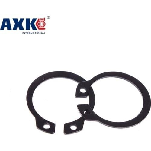 M25 M26 M28 Black Carbon Steel Mn65 Washer DIN471 C Type Snap Retaining Ring For 25mm 26mm 28mm Outside External Shaft Circlip