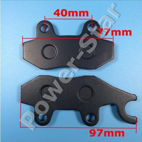 Left Side Brake Disk Pads Shoes for 50cc 70cc 90cc 110cc 125cc ATV Quad Pit Dirt Bikes Motorcycle Motocross Moped Buggy Scooter