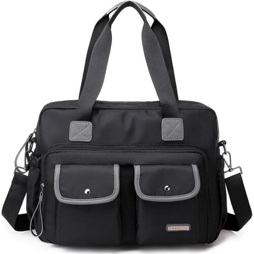 Travel Women Shoulder Bags Nylon Fashion Handbag For Ladies Mummy Outdoor Large Crossbody Tote Top-handle Messenger Bag