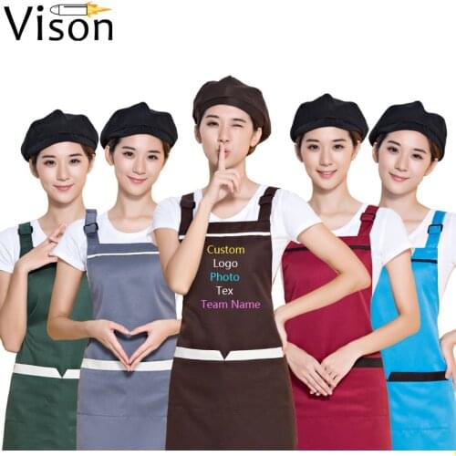 Aprons Korean Fashion Apron Beauty Salon Beauty Nail Beauty Uniform Apron Print Personalized Logo Woman apron