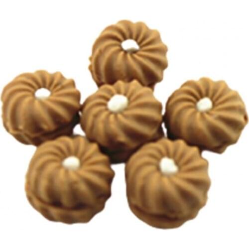 6Pcs Food Play Scene Miniature Cookies Model Toy Dollhouse Accessories DIY Craft Decorative Ornaments For Mini Kitchen Scences