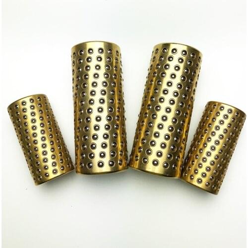 28mm-36mm inner diameter 60mm-120mm length miniature precision steel balls guide post Brass sleeve oil-free bushing bolt