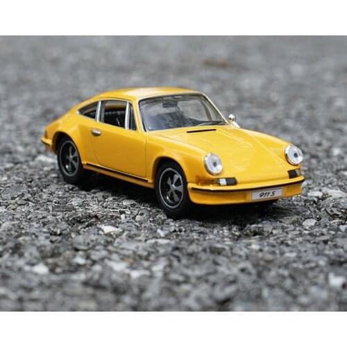 1/43 Scale Diecast Alloy 911 Coupe 2.4 1971 Alloy Car Model Vehicle Toys Collectible Souvenir Vehicle Decoration Disply Gift