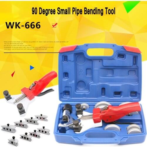 Tubing Pipe Bender WK-666 Copper Pipe Tubing Bender Manual Tube Bending Tool Kit 5-12mm