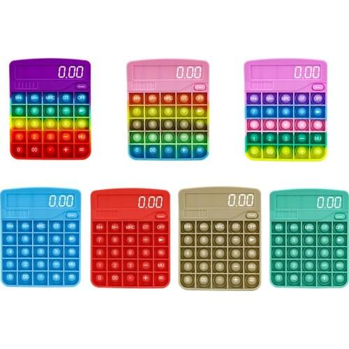 Newest Product Fidget Toys Push Popper Bubble Fidget Pop Poppet Counter with Printed Character