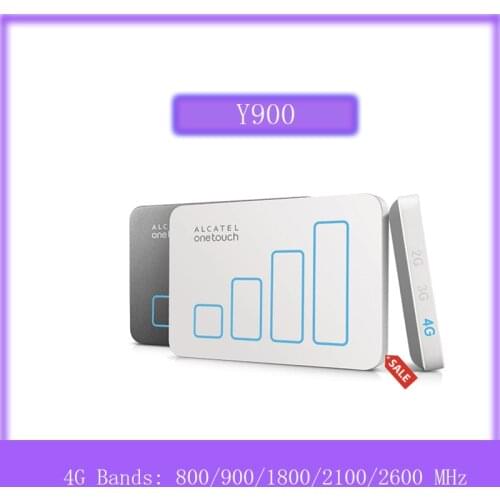New Arrival Original Unlock Alcatel Y900 Cat6 300Mbps 4G Wireless Router With Sim Card Slot And 4G LTE Car WiFi Router