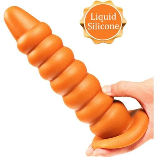 Sex Shop Soft Dildo Big Butt Plug Anus Vagina Masturbation Anal Bead Dilator Sex Toy For Woman Man Sex products Huge Anal dildos