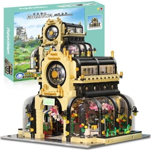 Building Blocks House Corner Botanical Garden Modular Building 2147 Clamp Building Blocks Architecture Model Building