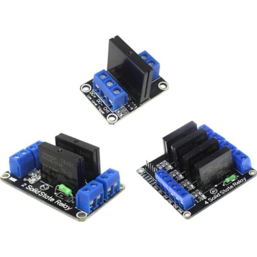 Smart Electronics 1/2/4 Channel 5V DC Relay Module Solid State Low Level G3MB-202P Relay SSR AVR DSP for arduino Diy Kit