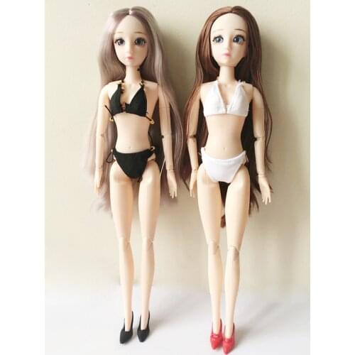 1set of 1/6 Scale Bikini Bra Underwear Lingerie Set for 12 inch Hot Toys 30cm Doll Xinyi Girls Female Body for Doll Toys Gift