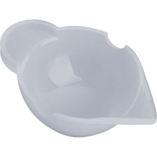 1 Pc DIY Tools Spoon Mix Scraper Cup Silicone Mold Dispenser Jewelry Making Accessories Epoxy Resin Mould Crafts