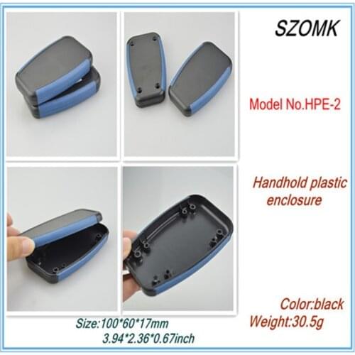 10 pieces a lot, powder coating electronics box 100*60*17mm3.94*2.36*0.67inch handheld enclosure top sales plastic enclosure