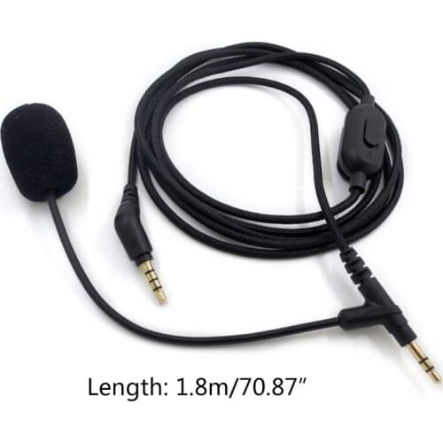 2021 New Headphone Cable with Microphone Audio Cord Line for Boom Microphone V-MODA Gaming Headsets With tuning
