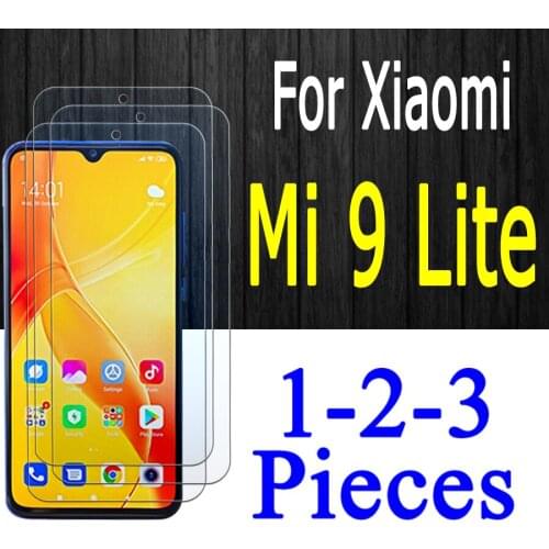 3Pcs 9Lite Tempered Glass On For Xiaomi Mi 9 Lite Screen Protector Siomi Mi9 Xiomi Mi9Lite Protective Glas Xiaomi9Lite Case