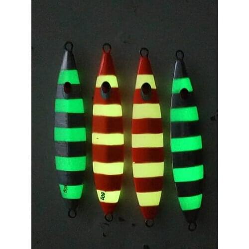 6pcs/pack 60g 8T lead marine boat hard metal lead jigging bait