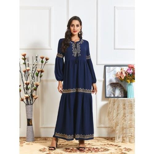 Abaya Dubai Turkey Muslim Fashion Dress Islam Clothing African Dresses For Women Vestidos Robe Arabe Eid Mubarak Djellaba Femme