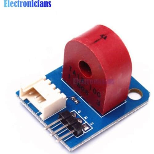 AC 5A Ammeter Electricity Sensor Module Board For Arduino Analog Current Meter Module Brick 5V I/O A12-100 Current Transformer