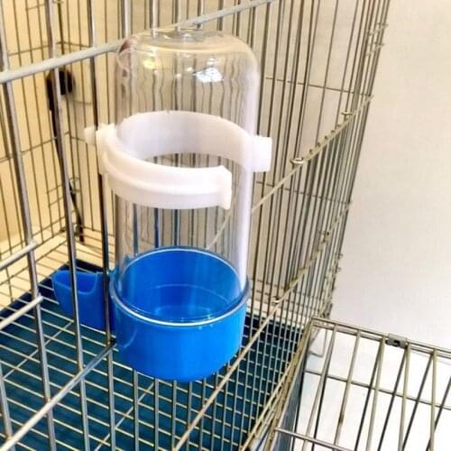 240ML Bird Water Feeder Automatic Hanging Bird Waterer Parrot Food Dispenser for Cage Water Container Cage Accessories