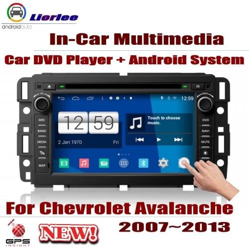 For Chevrolet Avalanche 2007-2013 Car Android DVD GPS Player Navigation System HD Screen Radio Stereo Integrated Multimedia