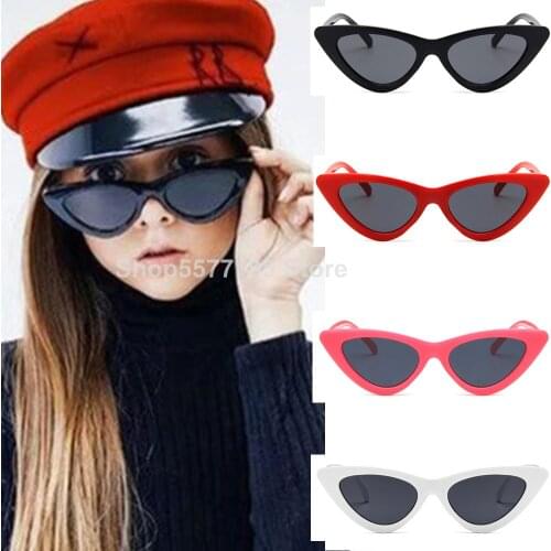 Cat Eye Kids Sunglasses 2021 Fashion Brand Child Sun Glasses Anti-uv Baby Sun-shading Girl Boy Sunglass oculos de sol