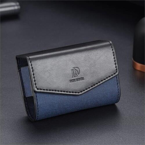 For SONY WF-1000XM3 Earphone Accessories Charging Box Cover Case For SONY WF 1000 XM3 PU Leather Shell with Anti-lost Hook
