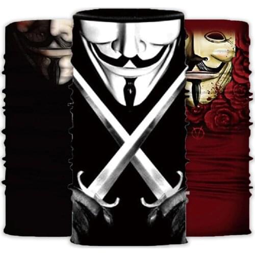 Breathable Mask Bandana Neck Gaiter Cycling Face Mask Hiking Scarves Headband Summer Balaclava Bufanda Unisex Neck Collar 3 Pack