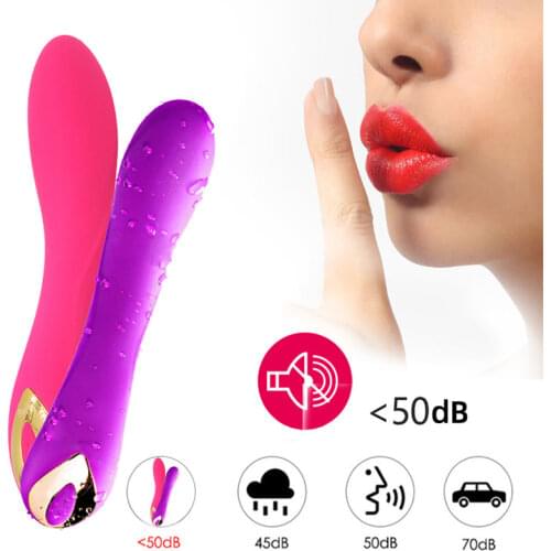 Dildo Vibrators For Women Clitoris Stimulator USB Recharge Magic Wand G-Spot Vagina Massager Silicone Rechargeable Waterproof