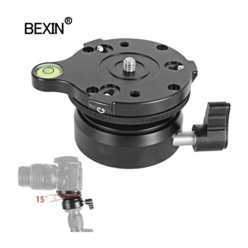 Bexin DY-60N DSLR Tripod Head Leveling Base Level Horizontal Adjustment