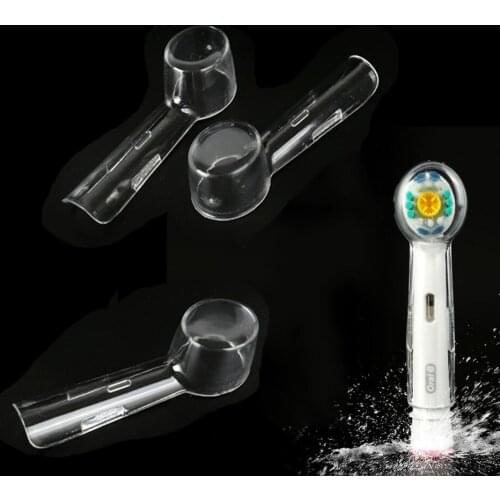 4Pcs Portable Travel Circle Electric Toothbrush Cover Head Cover Storage 6*2*2cm Hiking Camping Portable Brush Cap Cover JU0029