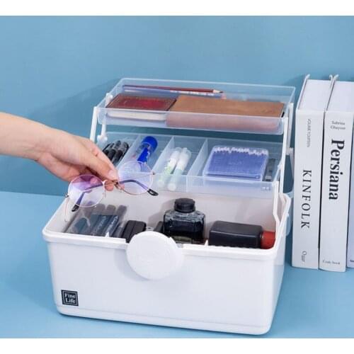 Desktop storage box, cosmetics, stationery organizing box, desk shelf